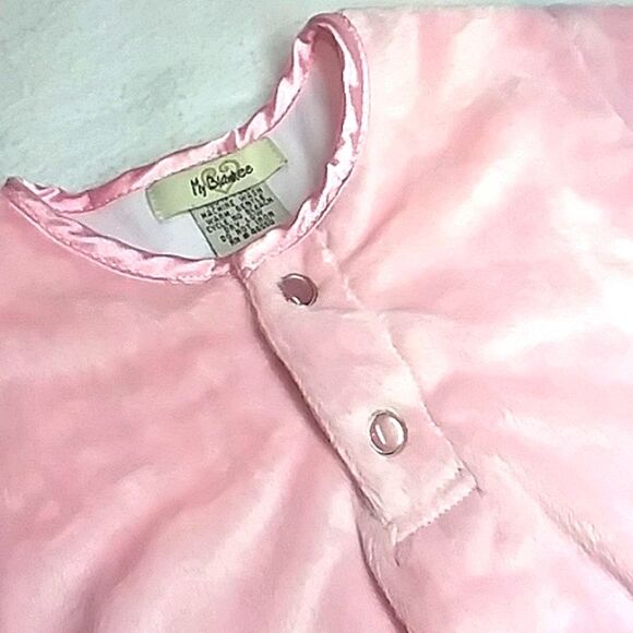 My Blankee Baby Sleep Gown Bunting Minky Solid Velour Hand Covers Luxury… - Picture 5 of 10